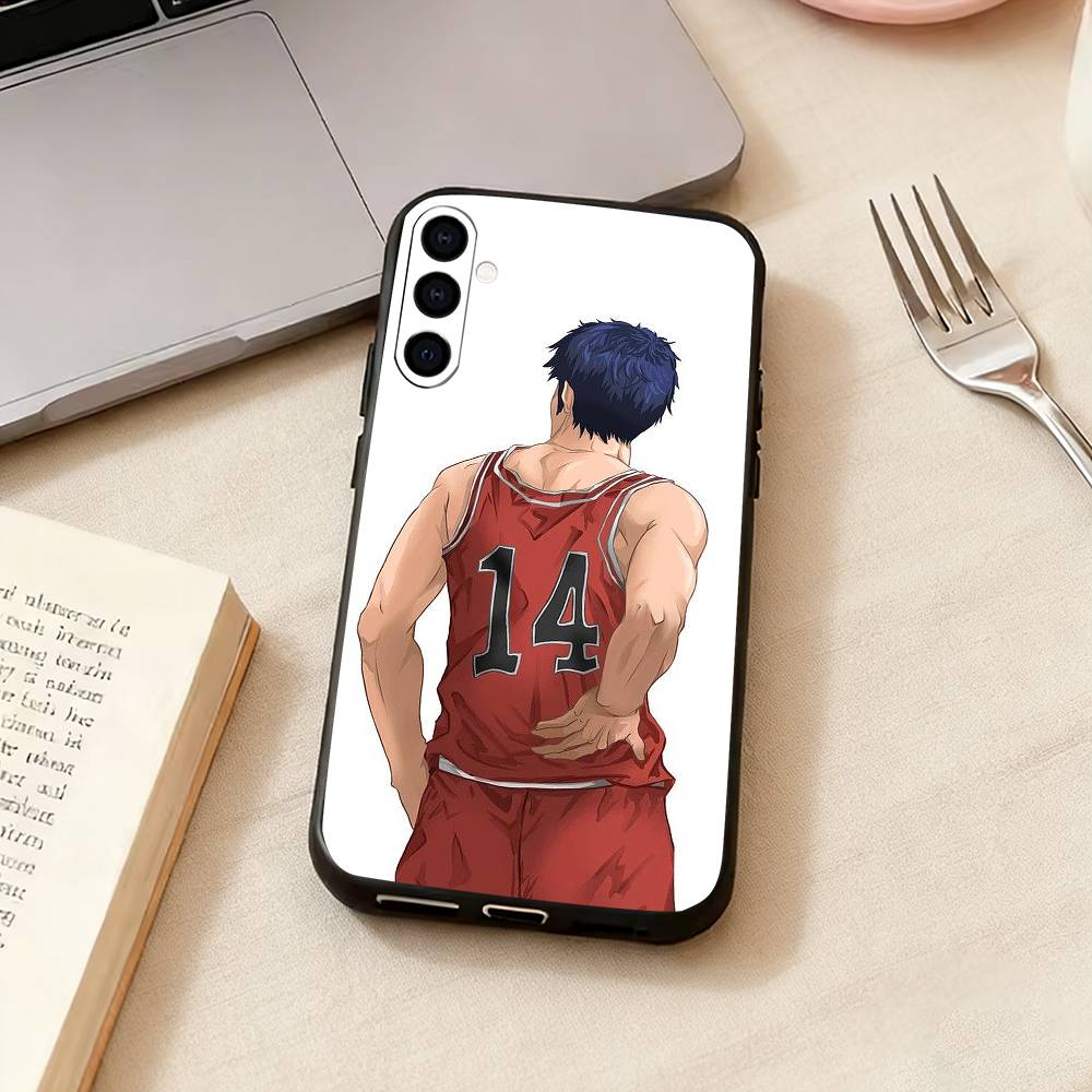 Slam Dunk Hisashi M-Mitsui   Phone Case Black Silicone Soft For Samsung Galaxy A73,A72,A71,A70,A53,A52,A51 Samsung a52