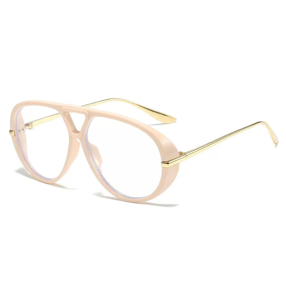 ins wind sunglasses, hip hop sunglasses, large frame pilot-style concave sunglasses, retro street shot-Z