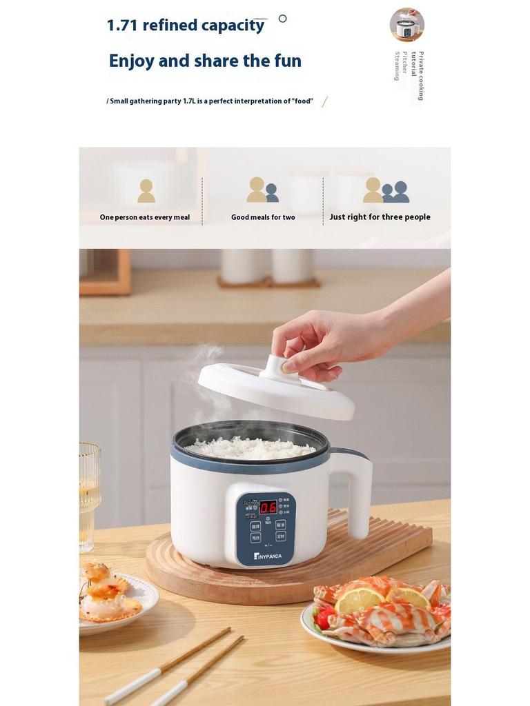 Europäischer, britischer & amerikanischer multifunktionaler Antihaft-Elektro-Hot Pot & Mini-Bratpfanne