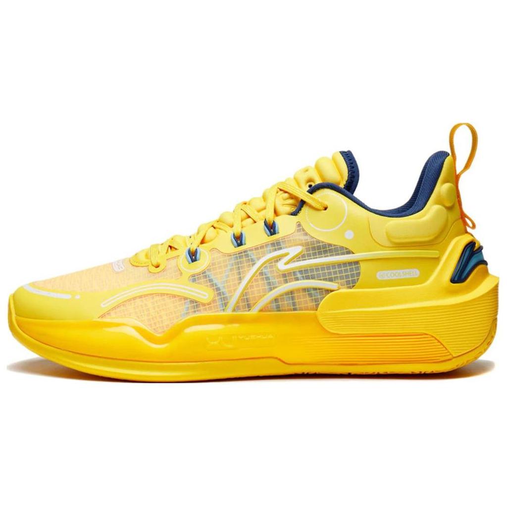 New LiNing YuShuai 16 V2 Anti Slip Wear Resistant Low Top Basketball Shoes Men's Yellow ABAT003-3