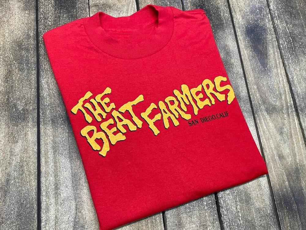 THE BEAT FARMERS Band Logo San Diego T Shirt Full Size S-5XL AC3083 Unisex T-Shirt S