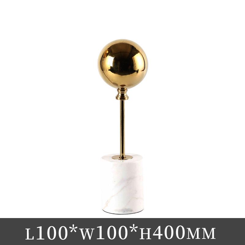 

Geometric Metal Luxury Round Ornament for Home or Office Decor