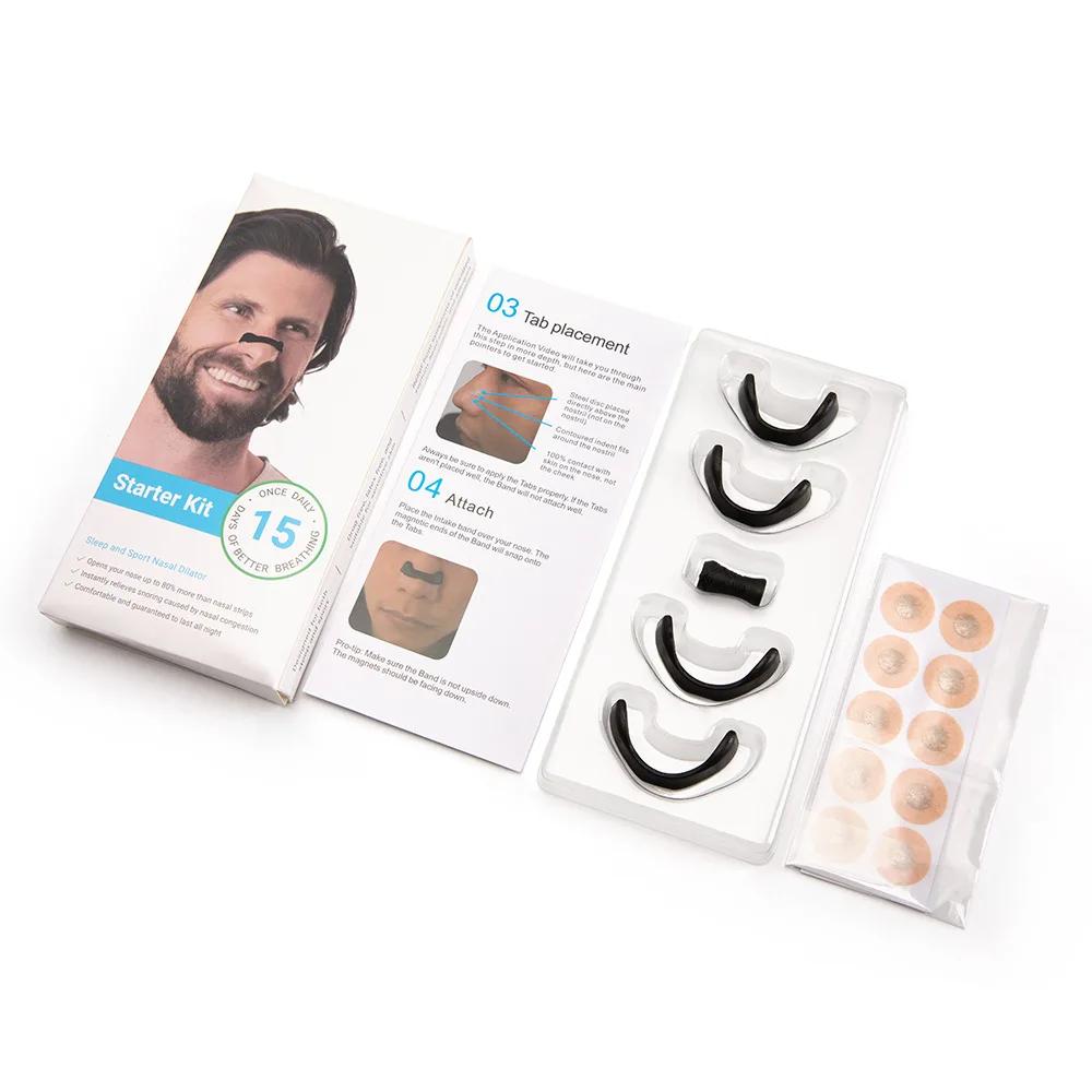Magnetic nasal breathing dilator snoring device wholesale anti-snoring intake magnetic ventilation nasal patch tool