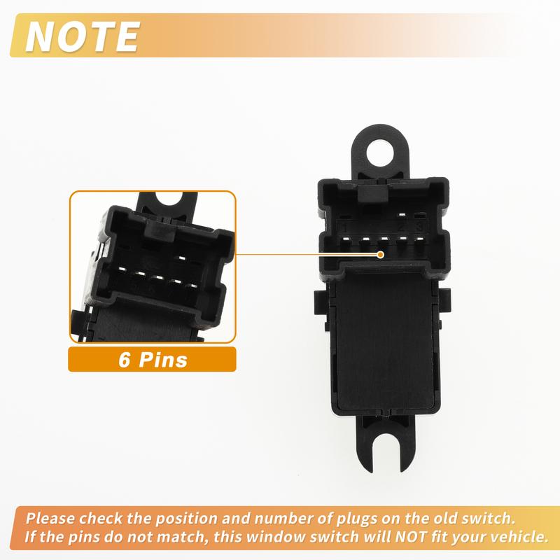 X Autohaux Rear Side Power Window Switch for Nissan Altima Murano Pathfinder 254113TA3A