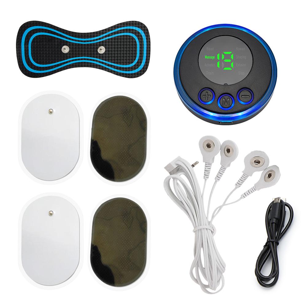 EMS Rückenstrecker Elektrischer Impuls-Massagepatch TENS Zervikaler Massagegerät Elektroden-Gelpads Muskelstimulator Nackenschmerzlinderung