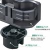 SEIWA Car Supplies Drink Holder Compact Twin Cup Holder Dark Gray WA65 Holds 2 Cafe Cups