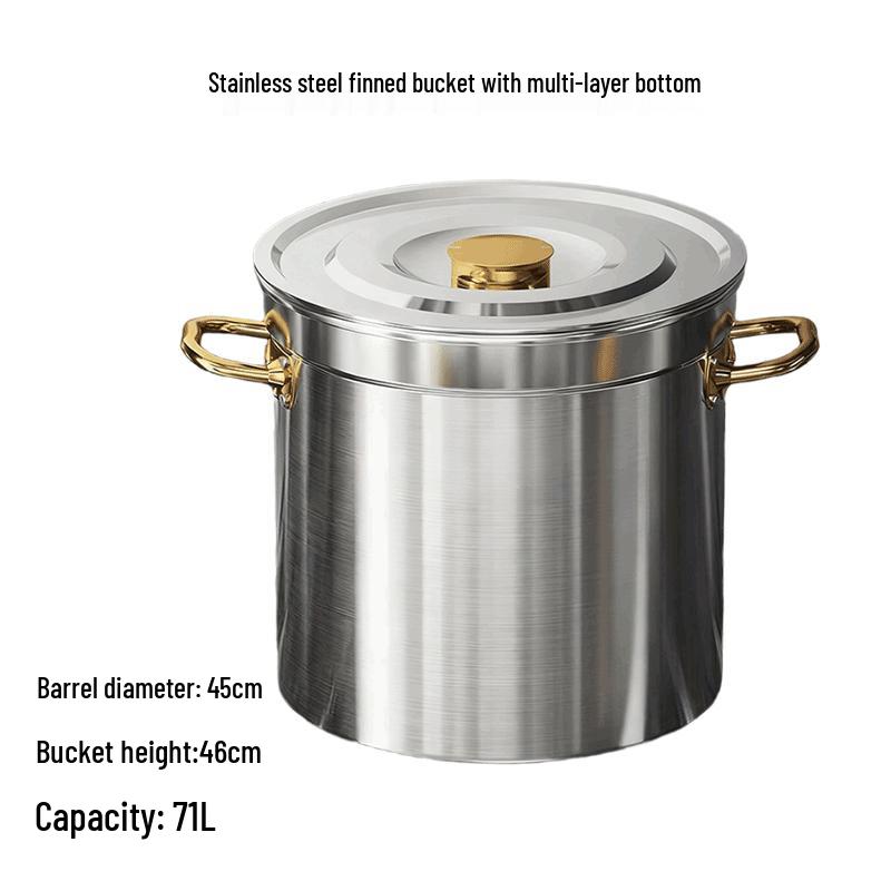 Lu Fenglai Thickened 201 Stainless Steel Stock Pot