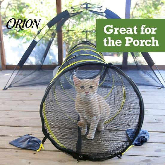 Cat Interactive Hideaway Foldable Pet Mesh Tunnel, Breathable Tube Toy for Cats & Dogs, Small Animal Activity Tunnel Collapsible Play Indoor