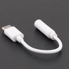 Audio Adapter Multifunctional Jack Adapter Cable Easy-using ABS for Cellphone