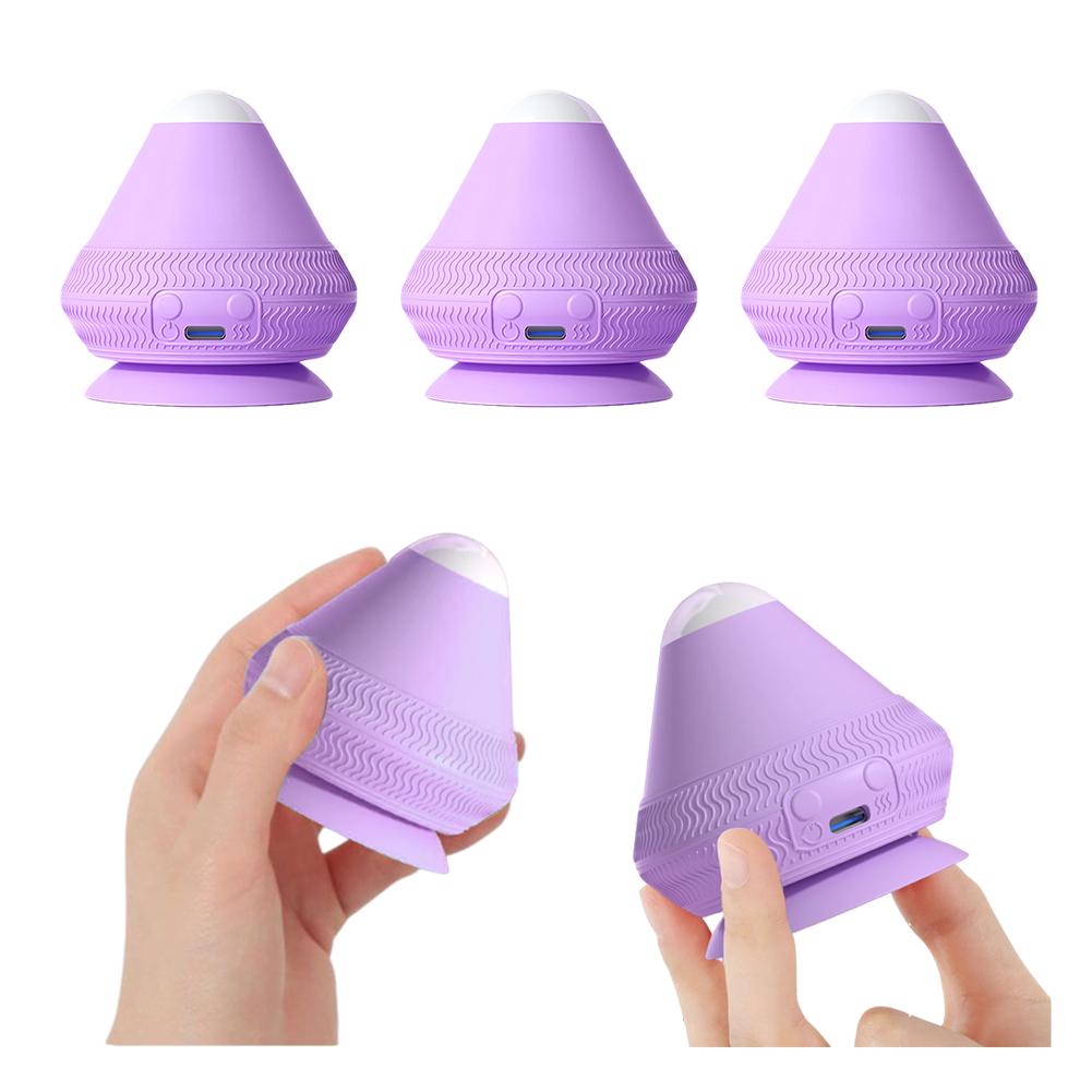 Massage Ball with Heat Rechargeable Muscle Relaxation Massager 2 Gear Temperature Myofascial Release Tool for Neck Waist Back