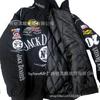 Gruba Bawełniana Haftowana Kurtka Motocyklowa Unisex Ciepła Odzież Wierzchnia Sporty Rowerowe