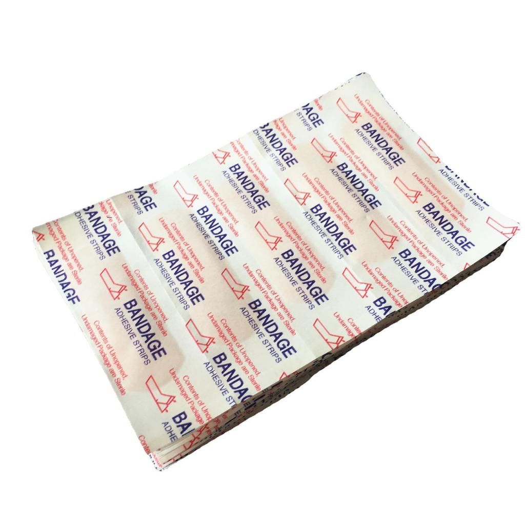 Skin Tone Disposable Band-Aids: Individually Wrapped Breathable Wound Plasters