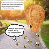 Hornets Deterrent Waterproof Wasp Nest Decoy Reusable Eco-Friendly Fake Wasp Nest Non-Toxic Paper Artificial Beehive Yard