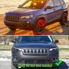 Front Fog Lamp Light Decor Cover Trim for Jeep Cherokee 2019+ Accessories Chrome