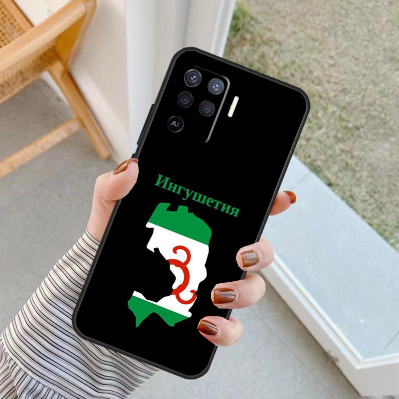 

Ingushetia Flag Case For Oppo A60 A80 A40 A17 A57 A77 A74 A54 A94 A78 A98 A18 A38 A58 A96 A76 A16 A15 A5 Pro OPPO A54 4G