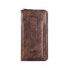 SHABILI Men's Zipper Wallet: Youth Leather Phone Bag & Card Holder, Large Capacity, Multifunctional
