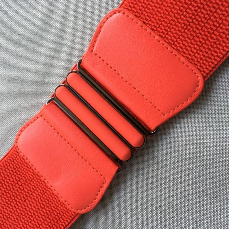 And Stylish Comfortable Black Elastic Waist Belt For Women Ideal For Dressy Wear Casual