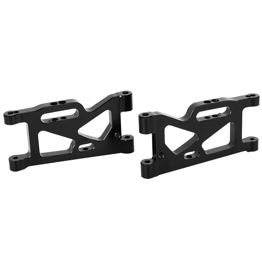 1 Pair Aluminum Alloy Front Swing Arm Spare Part Fit for WLtoys 144001 1 14 RC CarBlack