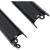 Gabelholm-Abdeckung, 2 Stück Gabelholm-Abdeckung Glänzend Schwarz für CRF250R CRF250X CRF450R CR125 CR250 CRF 450 RX Gabel-Stoßdämpfer-Schutz