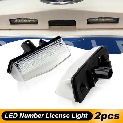For Toyota Prius XW20 XW30 Prius Plus/V Venza Matrix RAV4 For Lexus CT200h Scion tC White Led License Plate Lights 81270-53011