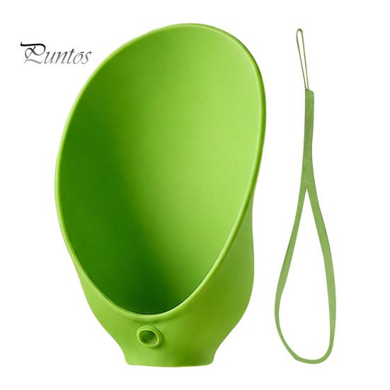 Dog Walking Water Feeder Bottle Adapter, Silicone Foldable Pet Drinking Cup, Portable Adapter Feeder, Leak-Proof Dispenser for Standard Bottles