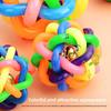 Pet Toy Balls, Biting Seven-color Bell Balls, Audible Medium-sized Dog Rainbow Dog Toy Balls
