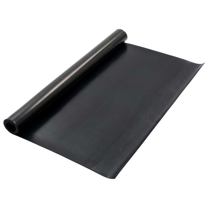 VidaXL Tapis Revêtement de Sol Intérieur Maison Garage Bureau Atelier Salle de Sport Caoutchouc Antidérapant 1,2x2 m 4 mm 143961