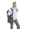 Dschungeltiger und tropische Blumen isolierte Lunchtasche für Kinder Schulkühler Thermische Lebensmittelbox Tragbare Lunchboxen Behälter