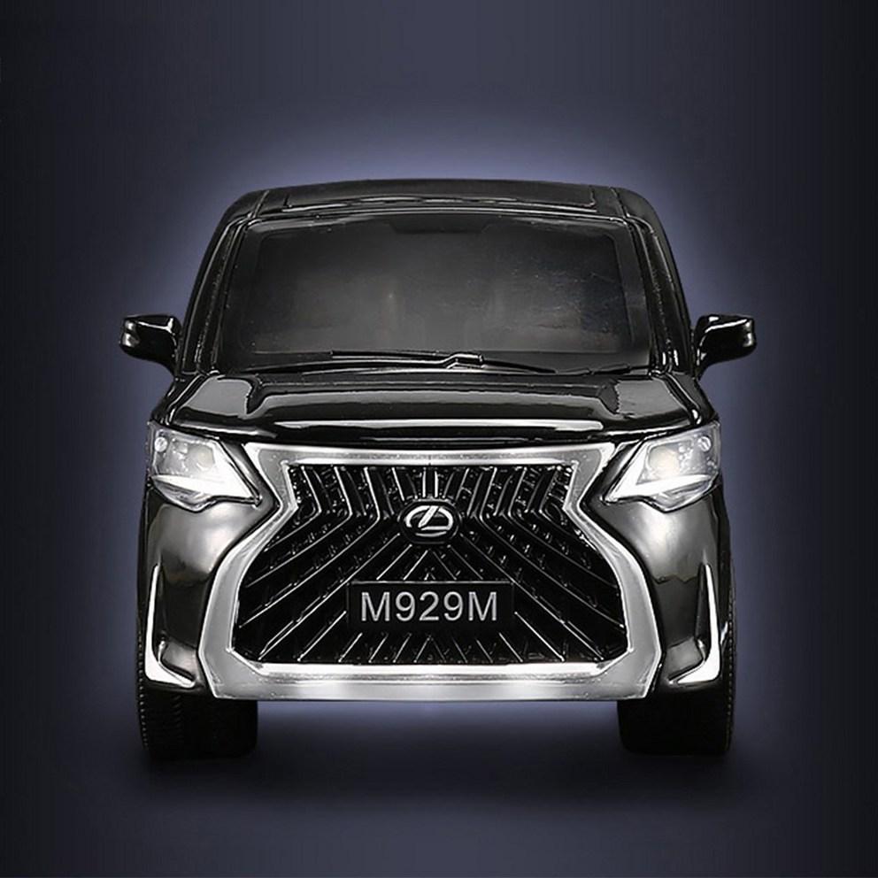 Lexus LM300h 1:24er Maßstab Die-Cast Metall Luxus Minivan Rückzieh-Auto Modell - Weiß