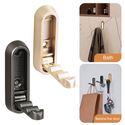 Gancho de parede dobrável Gancho de liga de zinco resistente Gancho de parede para toalhas e casacos