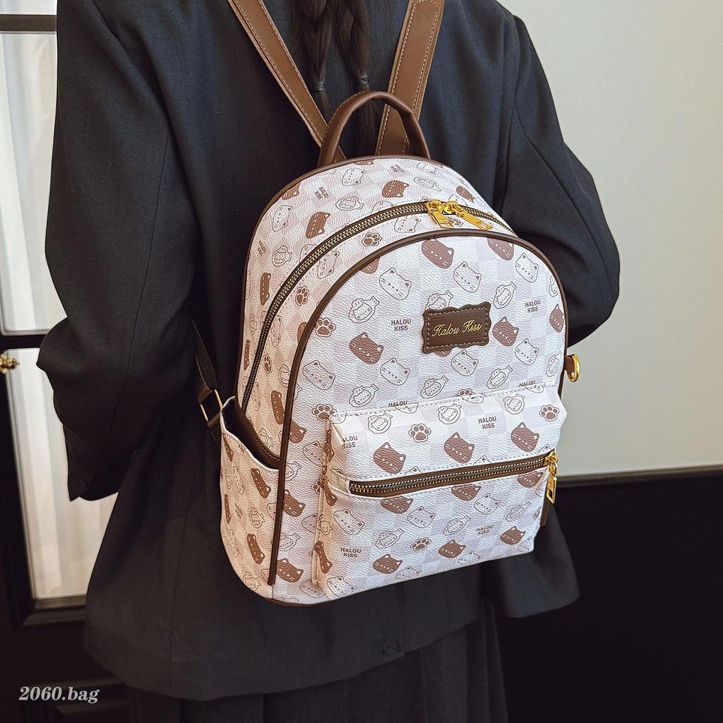 Schoolbag1011 new schoolbag female students commute in class autumn and winter large capacity fresh and cute backpack travel backpack