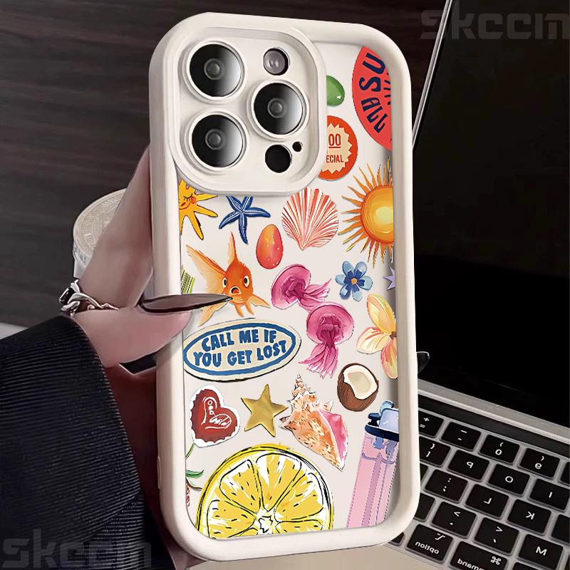 Fashion Black Collage Sun Pattern Eye Design Case For Samsung Galaxy S25 S24 S23 S22 S21 Ultra Plus S20 FE A55 A54 A15 A35 Cover