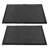 2PCS Indoor Door Mat Chemical Fiber Absorbent Non Slip Machine Washable Floor Rug for Bathroom