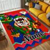 Custom Name Nightmare Cat Living Room Non-Slip Area Rug Soft Carpet for Bedroom Kids Playroom Sofa Office Home Decor Doormat