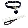 Personalized exaggerated adult sex toys, rivets, collars, flirting necklaces, neck and neck covers, special leash sets for dog slaves
