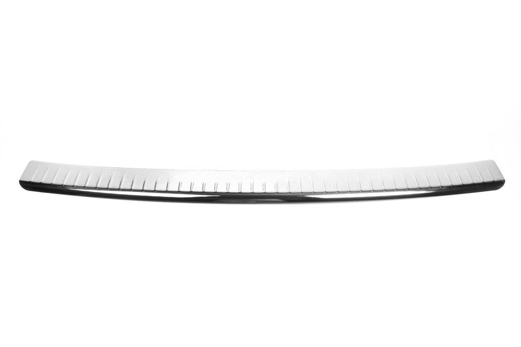 Copertura paraurti posteriore curva (Oms, acciaio inossidabile) Opaco per Volkswagen T5 Transporter 2003-2010