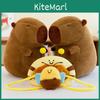 Plüschtierkissen mit Capybara-Motiv und Bienenrucksack – das perfekte Geschenk für Kinder