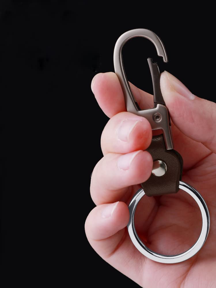 Keepfine Motorcycle Key Chain, Bicycle Key Ring, Car Keychain, Carabiner Hook, Lightweight, Durable, Easy