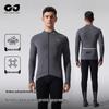 Herren Langarm Rad- und Outdoor-Sportbekleidung - Feuchtigkeitstransportierend, Schnelltrocknend für Herbst & Winter