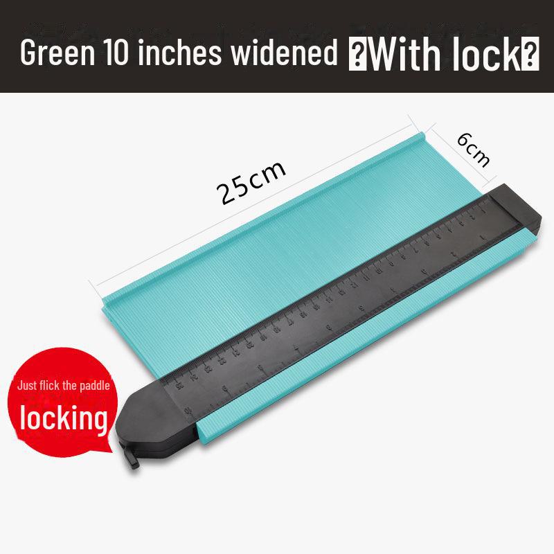 Multifunctional Contour Measuring and Profiling Gauge for Woodworking and Irregular Shapes