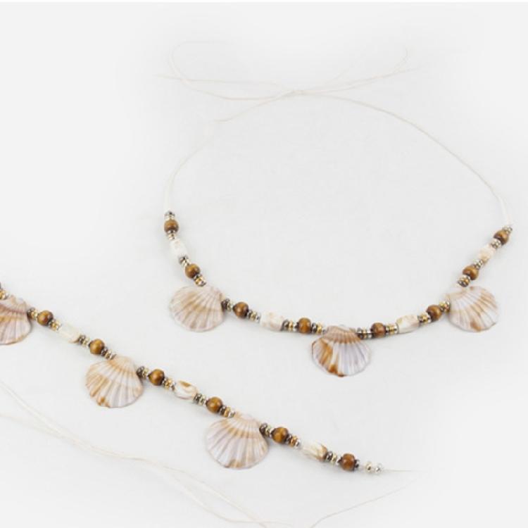 Panama Hat Band Fedoras Sun Hat Rope Belt Hat Decorative Band with Sea Shell