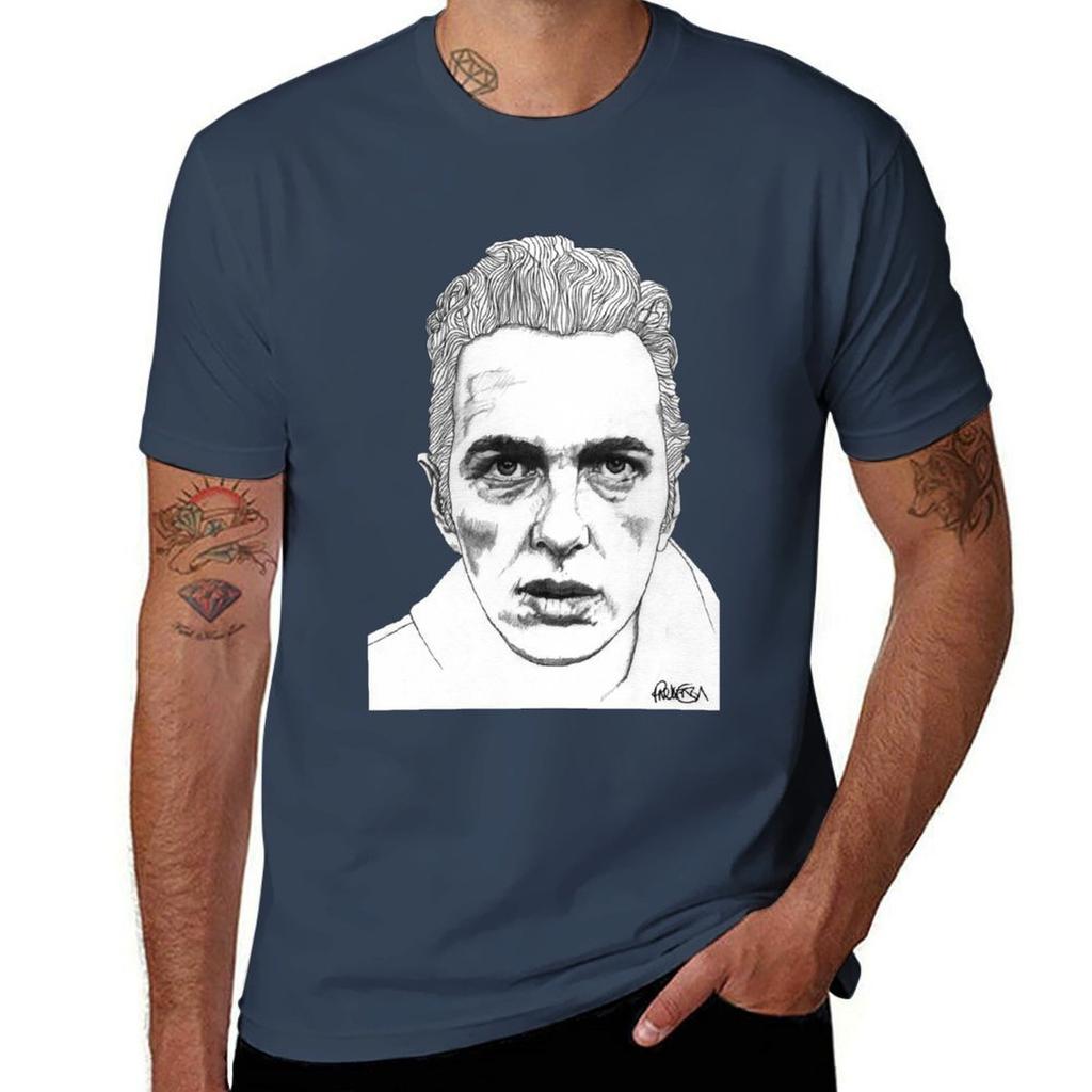 Joe Strummer Tshirt Basic Plain Short Sleeve Crew Neck Tee