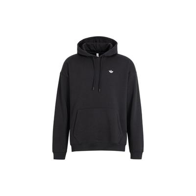 adidas Originals Trefoil Logo Print Hoodie Men Tops Black IM1207