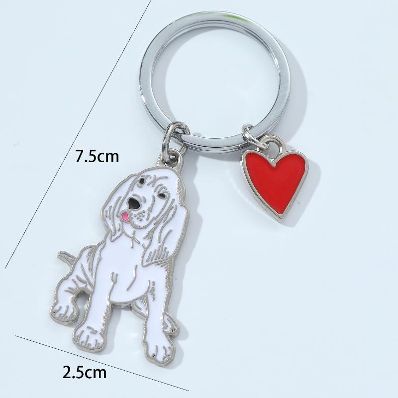 1 Pcs Women Bag Jewelry Pet Dog Golden Retriever Animal Dog Keychain Dog Pendant Pet Keyring Pet Keychain