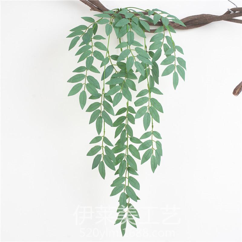 Artificial Theme Forest Plant Wall Decorative With Hanging Vines For Events Home