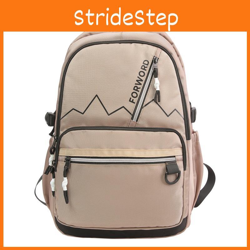 Simple Big Capacity Backpack With Letter Print Design For Middle Students School