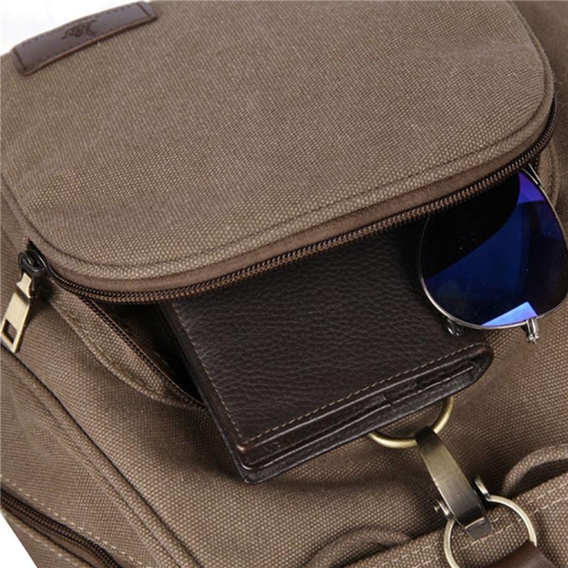 Vintage Damenrucksäcke Kordelzug Weiblich Schule Reise Retro Wasserdicht Einfarbig Schultertasche