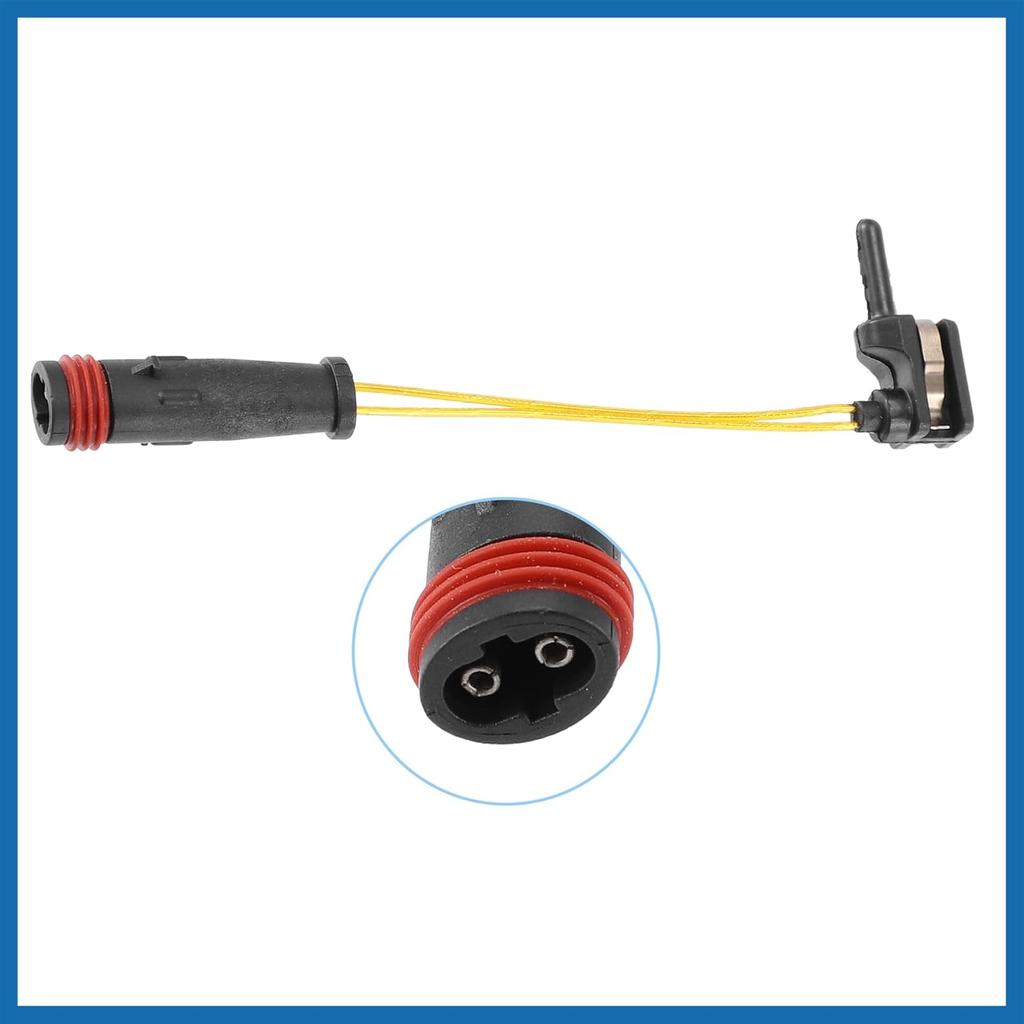 Car Brake Pad Sensor Front Rear Disc Brake Pad Wear Indicator Sensor Fit for Mercedes-Benz C230 - Pack of 4 Black Item Replacement