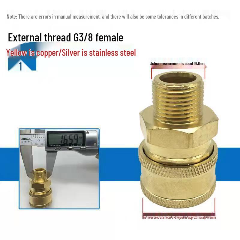 High-Pressure Car Wash Foam Gun Nozzle with 1/4 Quick Connect Adapter