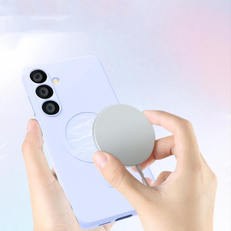 Liquid Silicone Original Magnetic Case for Samsung S25 S24 Ultra S23 FE S22 S21 Plus A16 A36 A56 A06 A15 A35 A55 Phone Cover